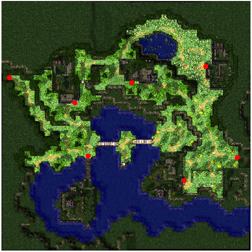 Minimapa de Feudo do Bosque Celestial